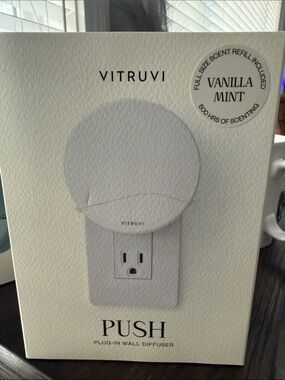 Vitruvi Push Plug-In Wall Diffuser - White
